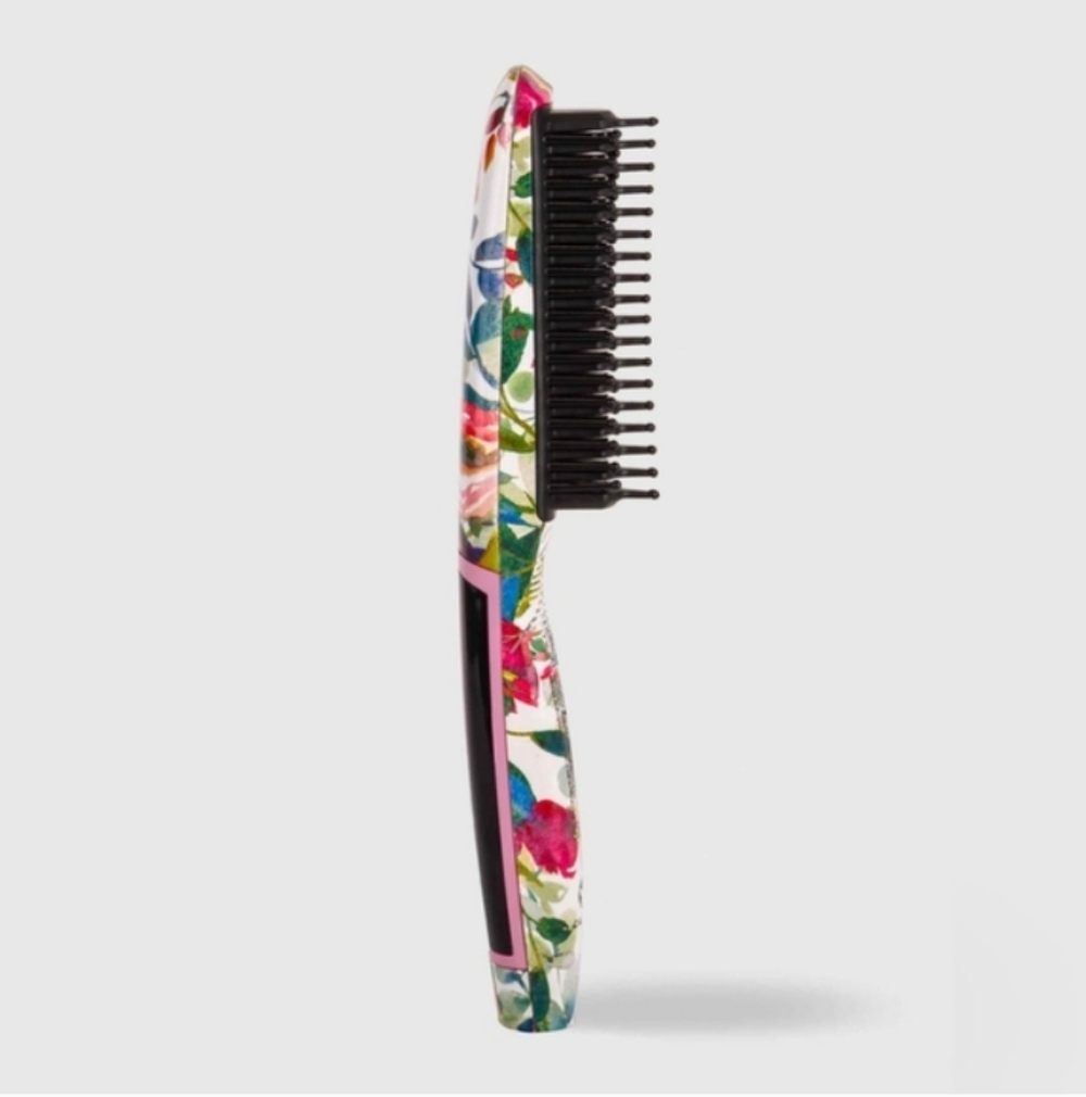 NIB Calista Tools Triangl Pro Heated Detailer Brush In Fancy Floral Colorway